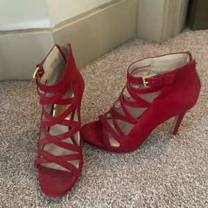 Red Michael kors heels